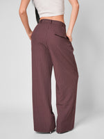 Load image into Gallery viewer, Pantalón Night Pinstripes Vinotinto