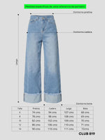 Load image into Gallery viewer, Jean wide leg No cover