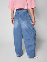 Load image into Gallery viewer, Jean baggy sporty