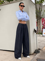 Load image into Gallery viewer, Jean Baggy Blue hour