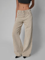 Load image into Gallery viewer, Jean wide leg Fiji sand