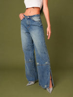 Load image into Gallery viewer, Jean Wide leg Sunset