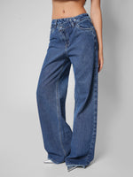 Load image into Gallery viewer, Jean Wide leg Breach