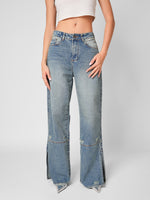Load image into Gallery viewer, Jean Wide leg Sunset