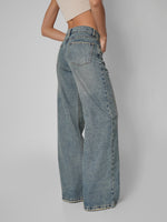 Load image into Gallery viewer, Jean wide Le pins vintage
