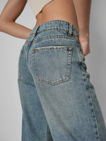 Load image into Gallery viewer, Jean wide Le pins vintage