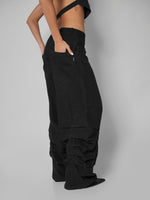 Load image into Gallery viewer, Jean baggy Carbon black