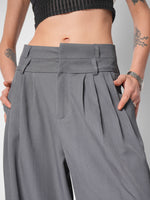 Load image into Gallery viewer, Pantalón wide leg reaktor gris