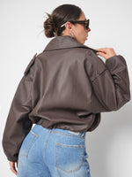 Load image into Gallery viewer, Chaqueta office coffee