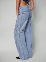 Load image into Gallery viewer, Jean wide leg faded