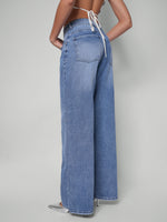 Load image into Gallery viewer, Jean wide leg cloud