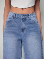 Load image into Gallery viewer, Jean wide leg cloud