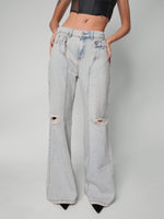 Load image into Gallery viewer, Jean wide leg after party
