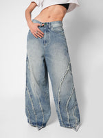 Load image into Gallery viewer, Jean baggy Velour