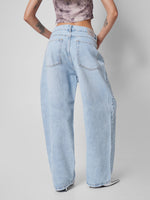 Load image into Gallery viewer, Jean baggy Espresso