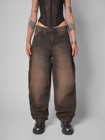 Load image into Gallery viewer, jean Baggy Burnout