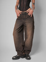 Load image into Gallery viewer, jean Baggy Burnout
