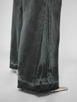 Load image into Gallery viewer, Jean baggy flare emerald rush