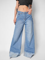 Load image into Gallery viewer, Jean wide leg No cover