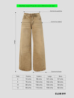 Load image into Gallery viewer, Jean wide leg Sandstorm