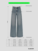 Load image into Gallery viewer, Jean wide Le pins vintage