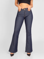 Load image into Gallery viewer, Jean flare Azzurra