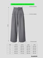 Load image into Gallery viewer, Pantalón wide leg reaktor gris