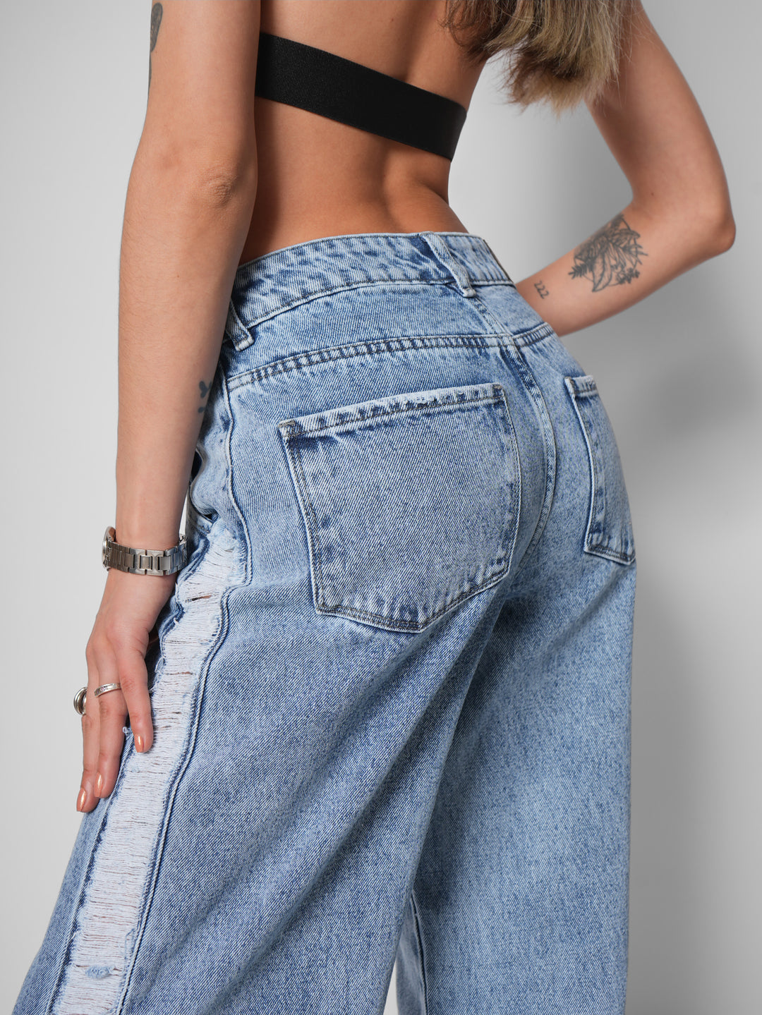Jean Wide Leg Stereo Vision