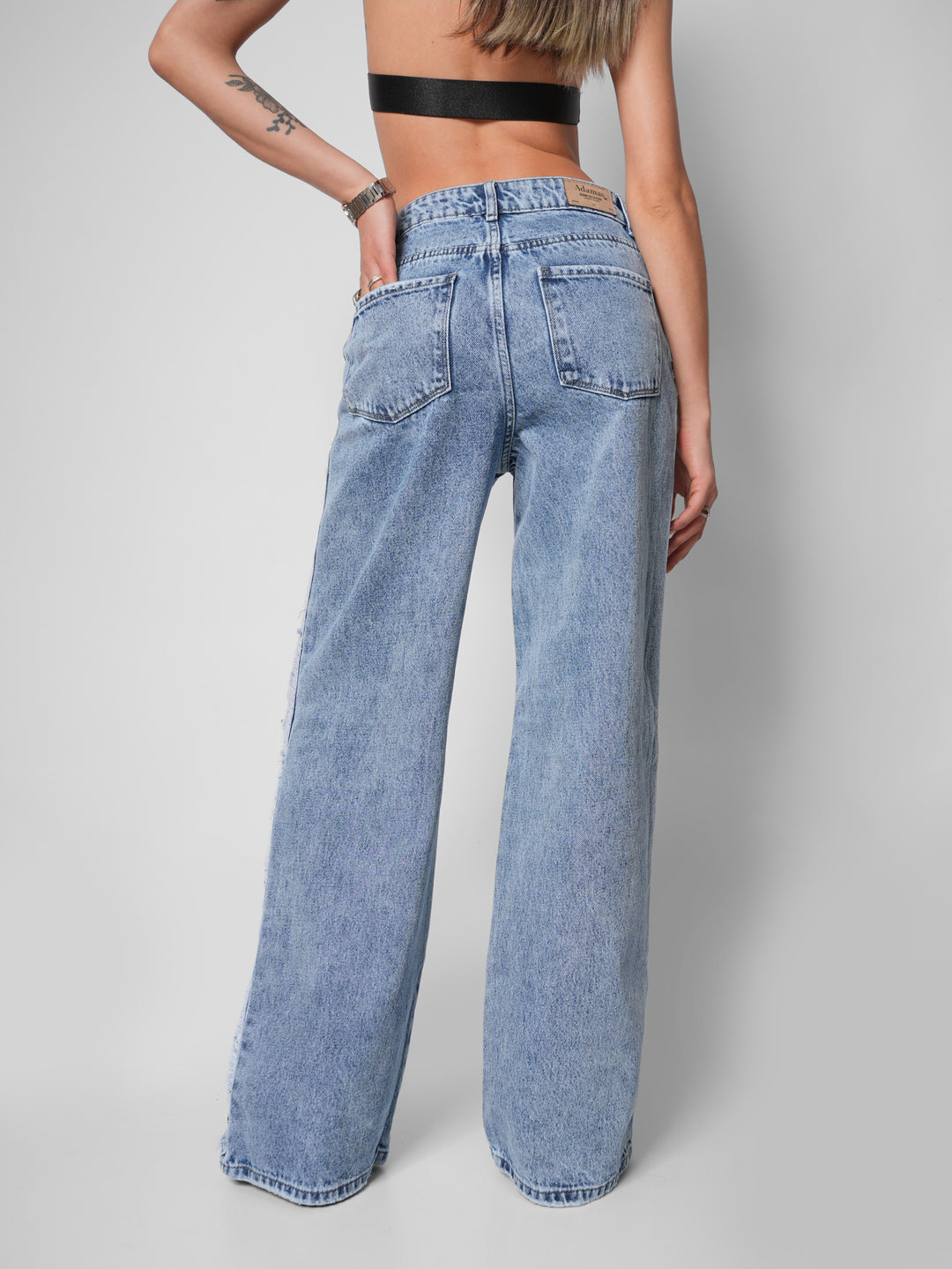 Jean Wide Leg Stereo Vision