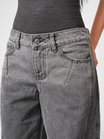 Load image into Gallery viewer, Jean wide leg Smoke
