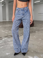Load image into Gallery viewer, Jean wide leg Blue motel
