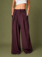 Load image into Gallery viewer, Pantalon prenses affair vinotinto

