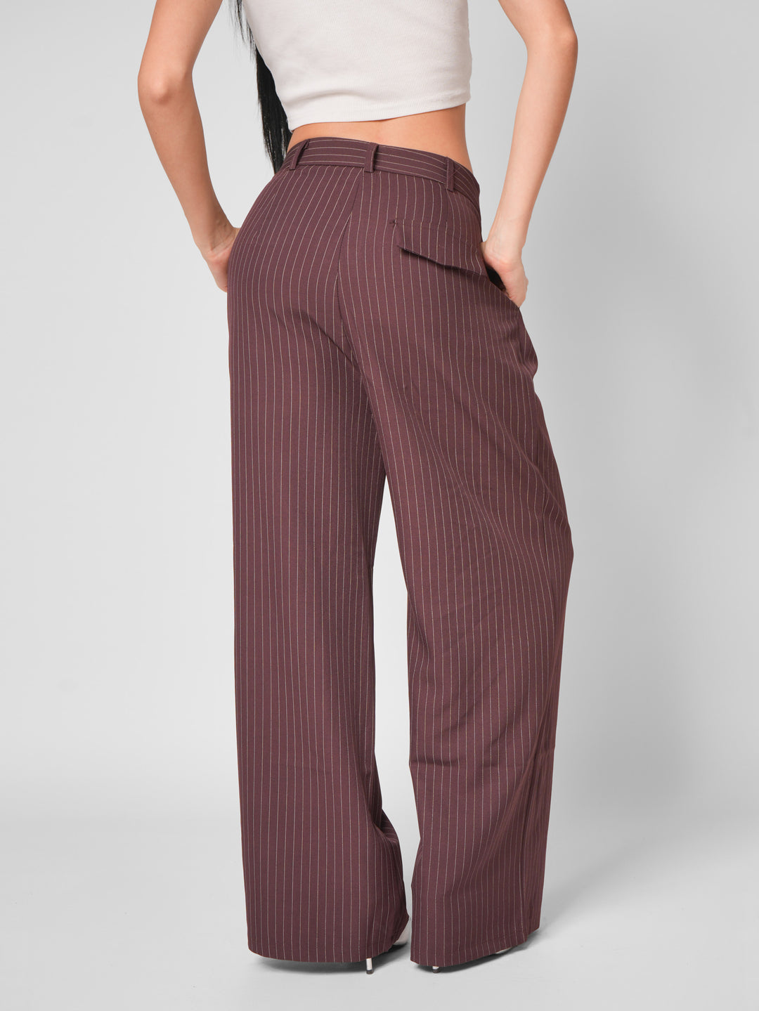 Pantalón Night Pinstripes Vinotinto