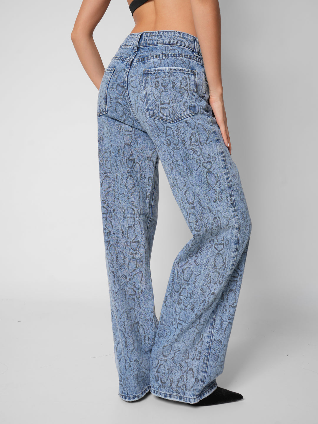 Jean wide leg Blue motel
