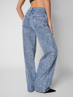 Load image into Gallery viewer, Jean wide leg Blue motel
