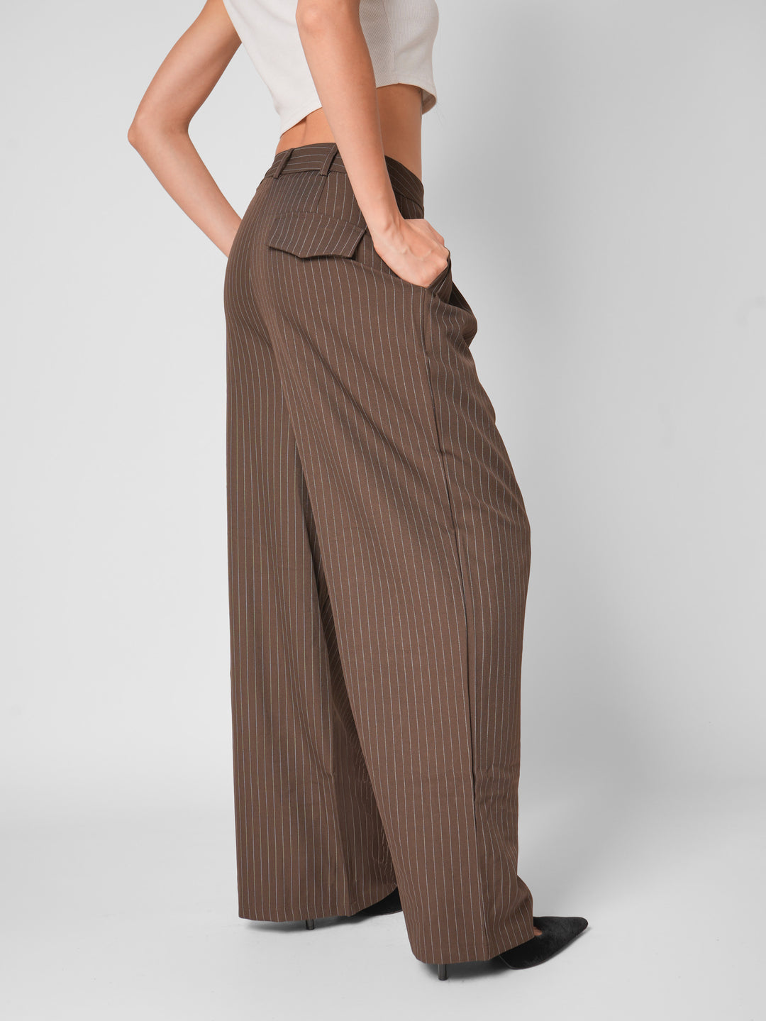 Pantalón Night Pinstripes Chocolate