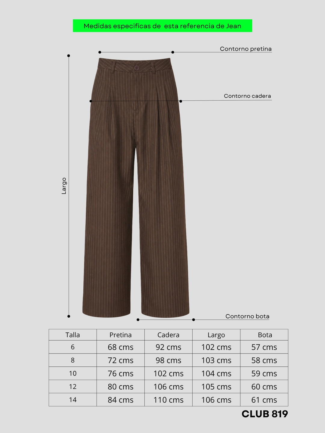 Pantalón Night Pinstripes Chocolate