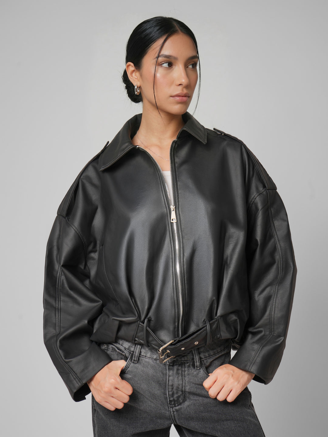 Chaqueta Aura Black mate