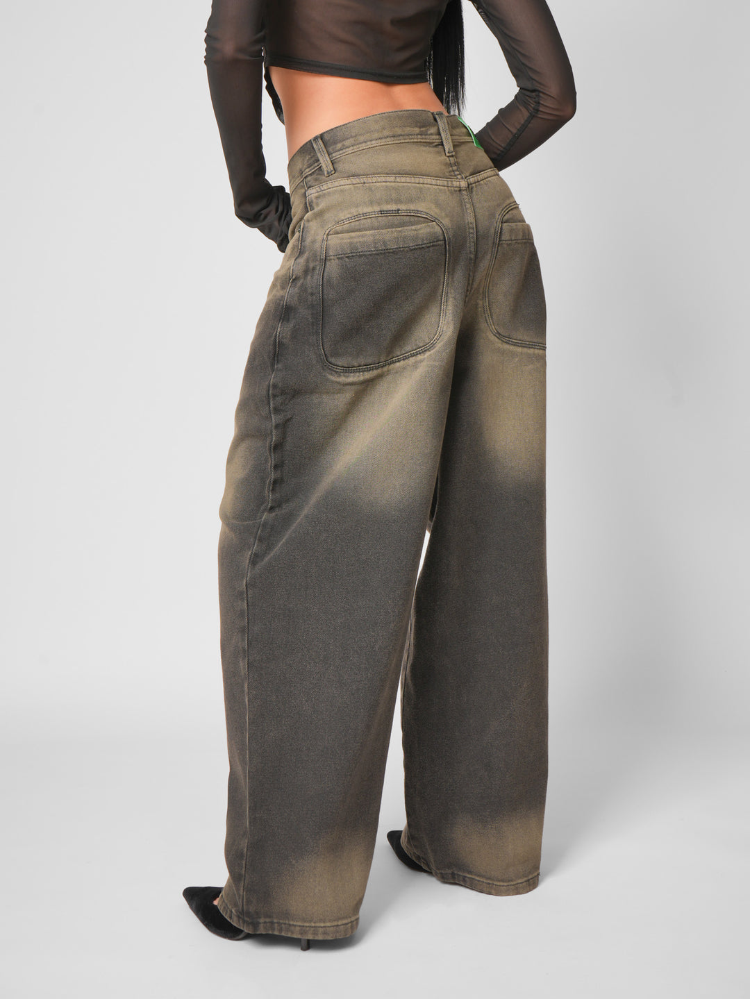 Jean baggy olive martini