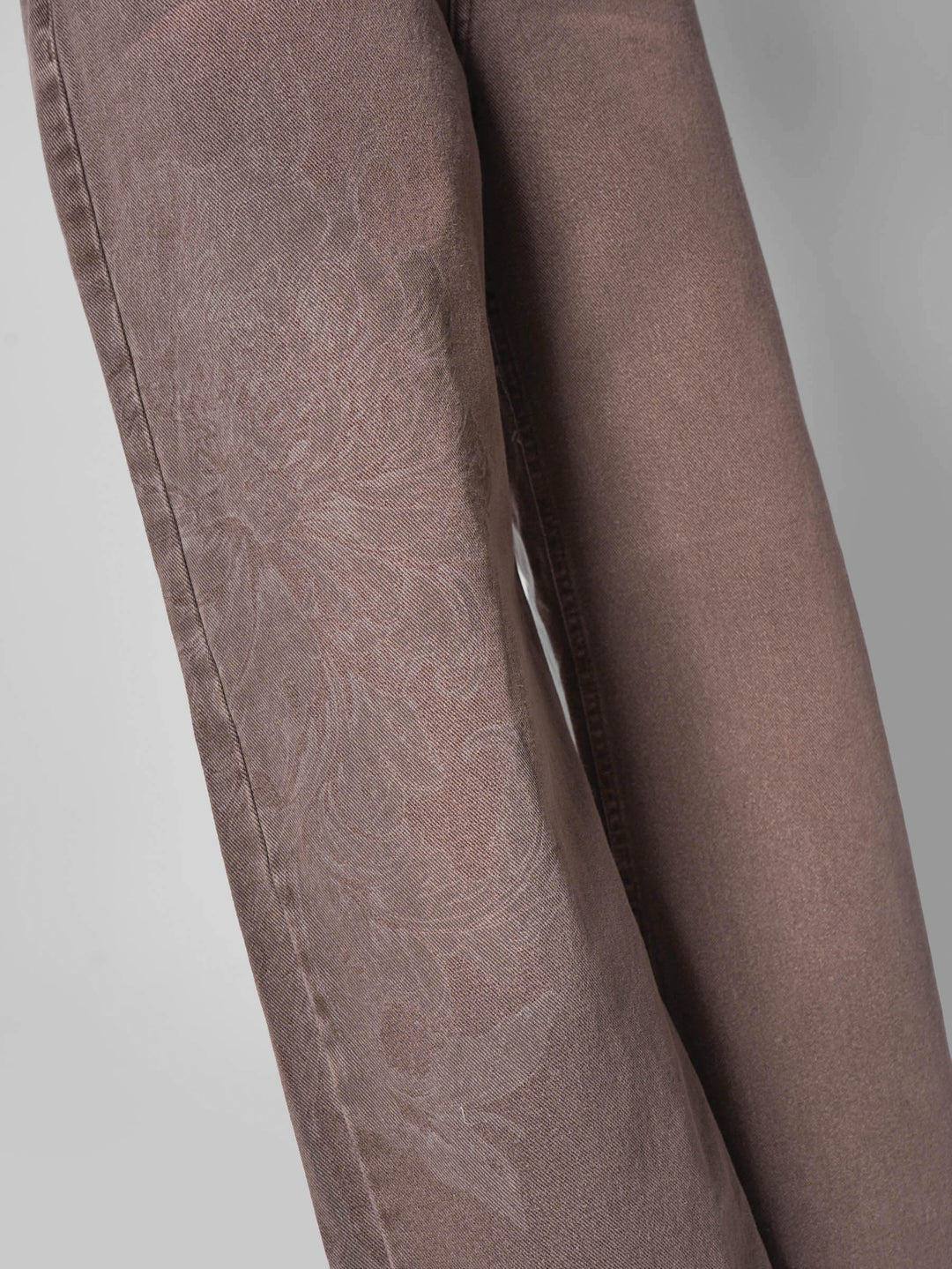 Jean wide leg Mocca laser