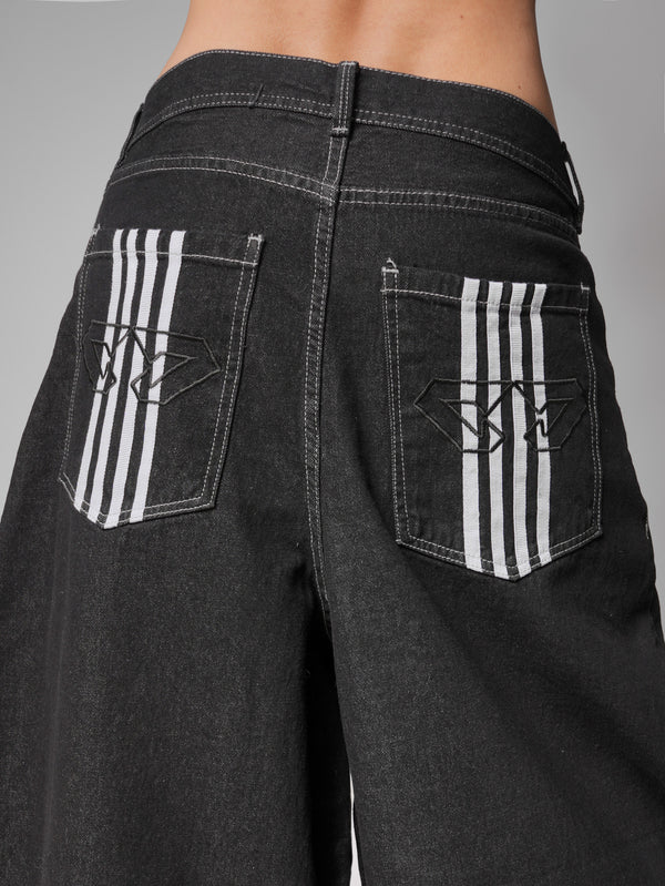 Jean barrel Raw Varsity