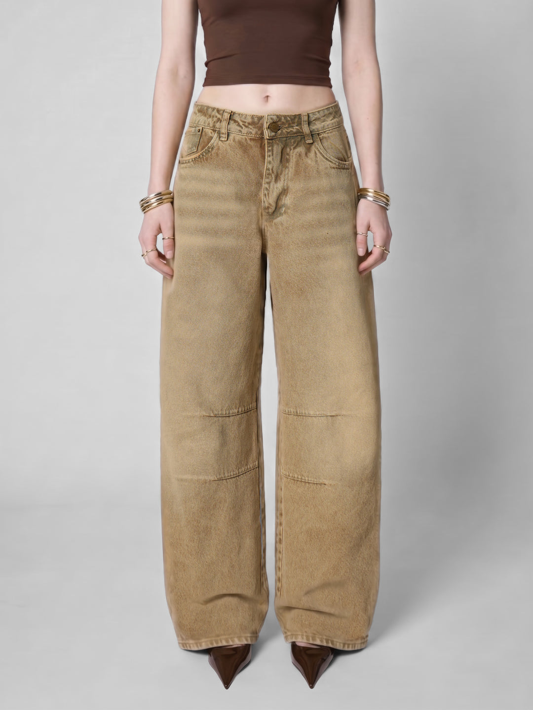 Jean wide leg Sandstorm