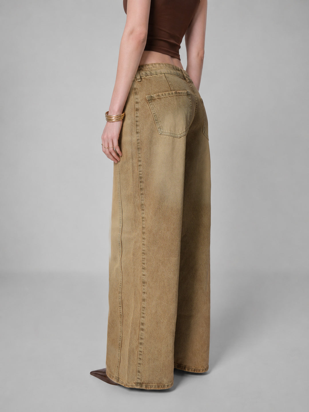 Jean wide leg Sandstorm