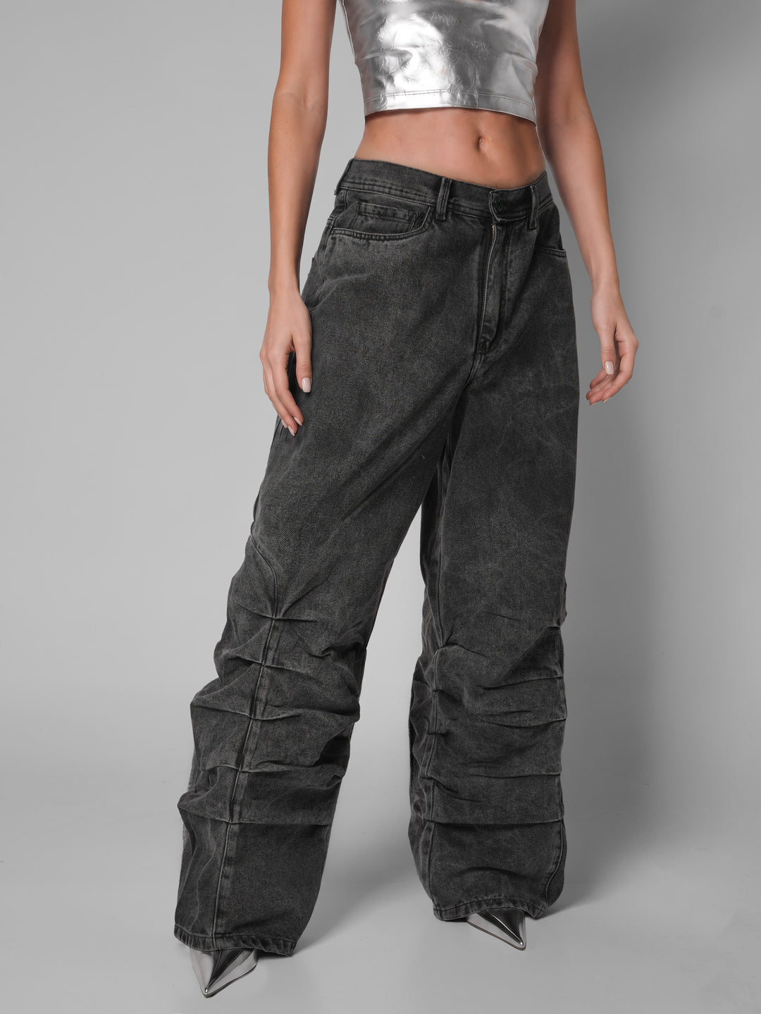 Jean Baggy Carbon wave