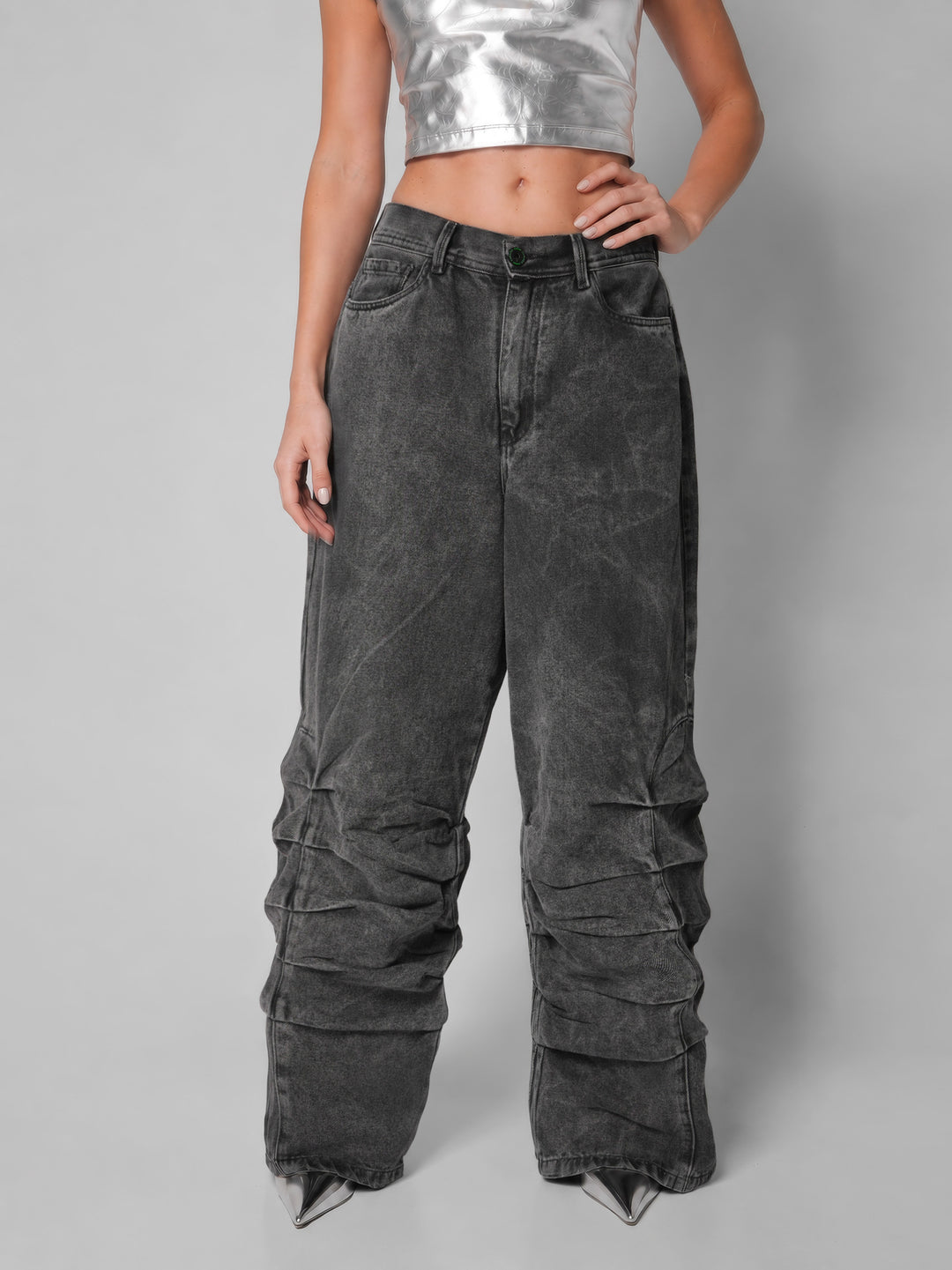 Jean Baggy Carbon wave