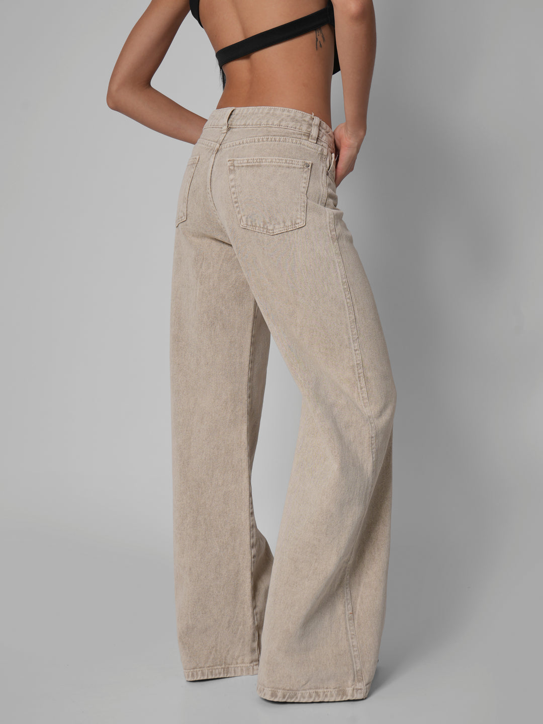 Jean wide leg Fiji sand