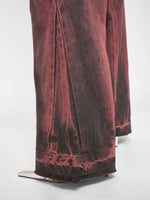 Load image into Gallery viewer, Jean baggy flare Merlot
