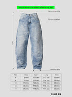 Load image into Gallery viewer, Jean baggy texturizado mirage light
