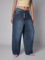 Load image into Gallery viewer, Jean Baggy Sunday blue

