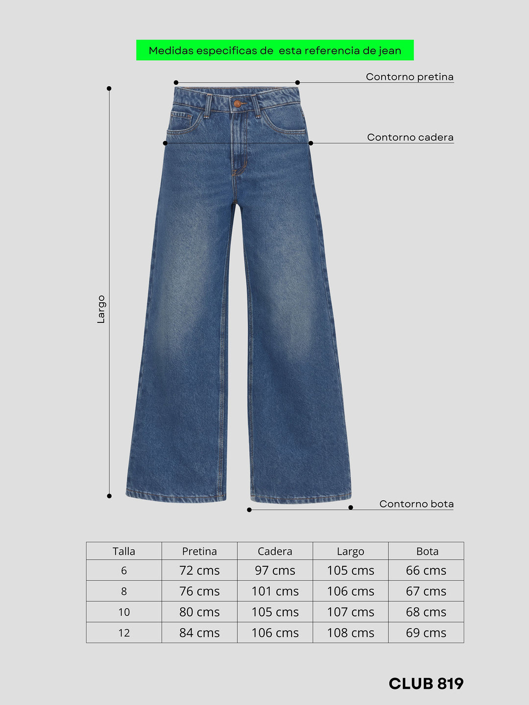 Jean Wide Leg Rhythm